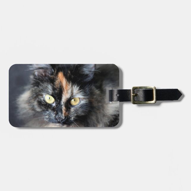 Étiquette À Bagage Chat sibérien (Devant horizontal)