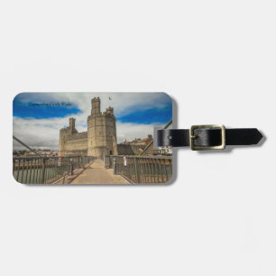 Étiquette À Bagage Château de Caernarfon Wales.