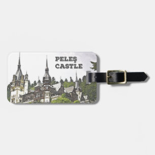 Étiquette À Bagage Château de Peles, Roumanie
