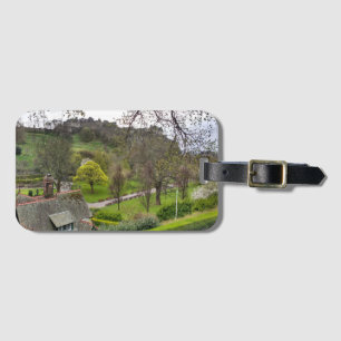 Étiquette À Bagage Château d'Édimbourg au printemps