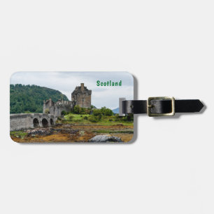 Étiquette À Bagage Château d'Eilean Donan, Loch Duich - Écosse, Royau