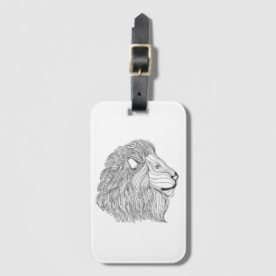 Étiquette À Bagage Chef inspiré 5 de lion