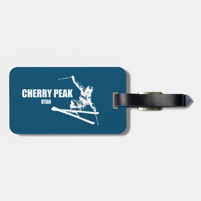 Étiquette À Bagage Cherry Peak (Dos horizontal)