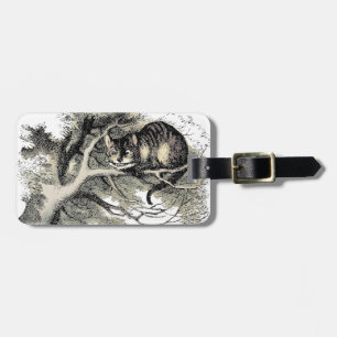 Étiquette À Bagage Cheshire Chat Alice Wonderland Classic