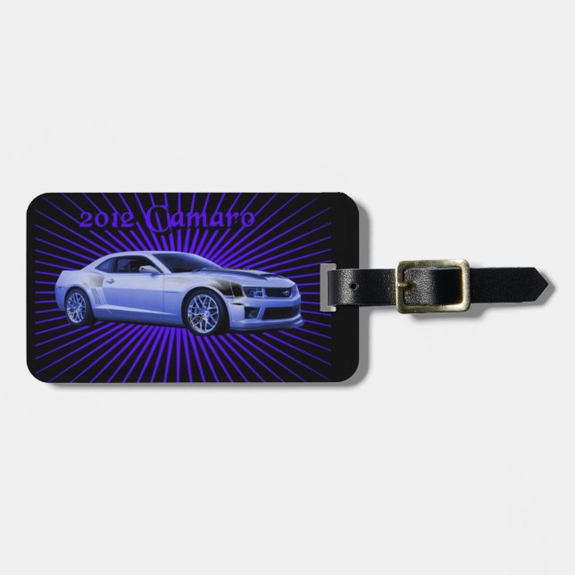 Étiquette À Bagage Chevy : Camaro 2012 (Devant horizontal)