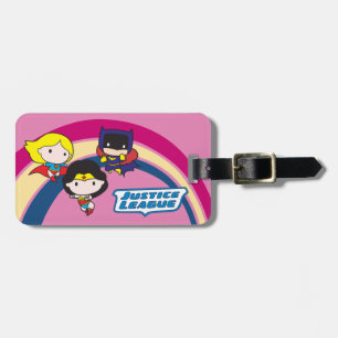 Étiquette À Bagage Chibi Justice League Rainbow