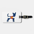 Chien de chiwawa de drapeau du Colorado