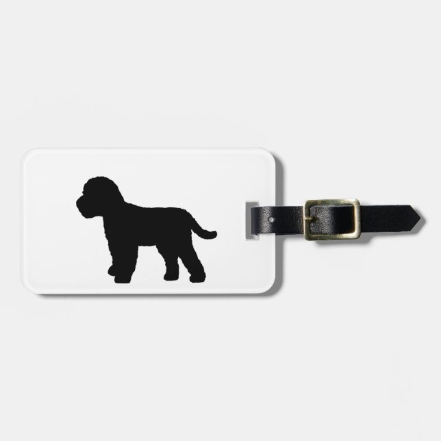 Étiquette À Bagage Chien de Cockapoo (Devant horizontal)