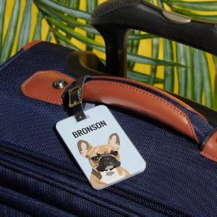 Étiquette À Bagage Chien de taule français pour animal de compagnie p