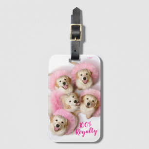 Étiquette À Bagage Chiens de Tiaras