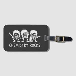 Étiquette À Bagage Chimie Rocks Science Rock Band