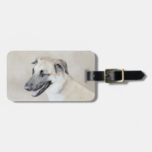 Étiquette À Bagage Chinook (oreilles d'hélicoptère) Peinture - Chien 