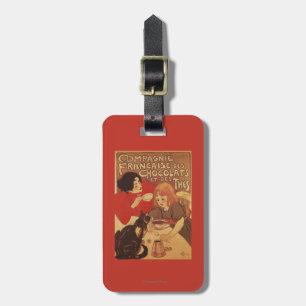 Étiquette À Bagage Chocolat et mère et fille du thé Co