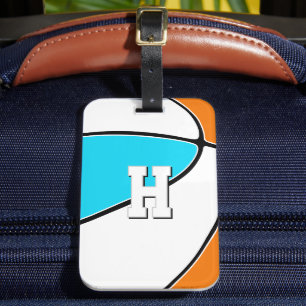 Étiquette À Bagage choisissez les couleurs de l'équipe TOUT monogramm