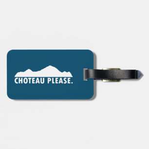 Étiquette À Bagage Choteau Montana Merci