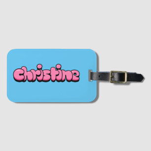 Étiquette À Bagage Christine