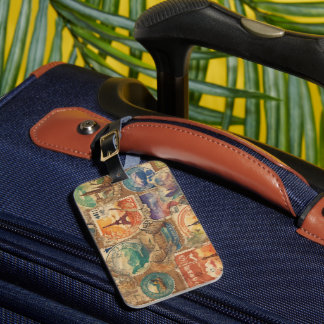 Étiquette À Bagage Chroniques de Wanderlust : Timbres de voyage de st