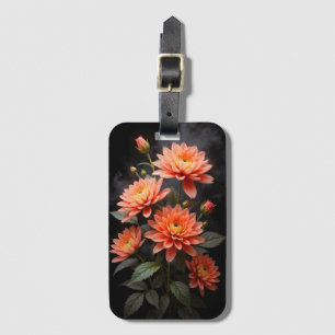 Étiquette À Bagage Chrysanthème vietnamien sur la Lune