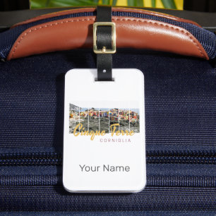 Étiquette À Bagage Cinque Terre Corniglia Riomaggiore Italien Vintage