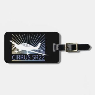 Étiquette À Bagage Cirrus SR22