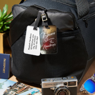 Étiquette À Bagage Citation Inspiration "Danse entre les Raindrops"