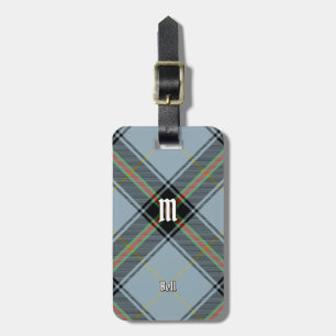 Étiquette À Bagage Clan Bell Tartan