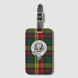 Étiquette À Bagage Clan Buchanan Crest & Tartan
