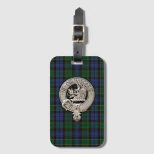 Étiquette À Bagage Clan Campbell Crest et Breadalbane Tartan