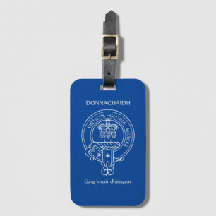 Étiquette À Bagage Clan Donnachaidh (Robertson) Crest & War Cry