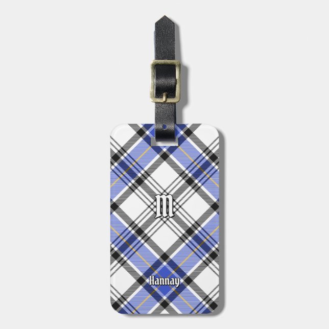 Étiquette À Bagage Clan Hannay Tartan (Devant Vertical)