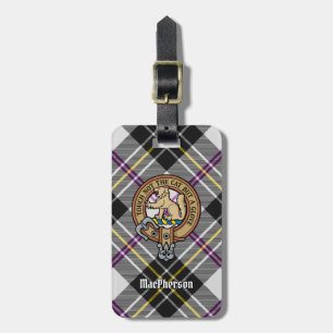 Étiquette À Bagage Clan MacPherson Crest sur le tatan de robe