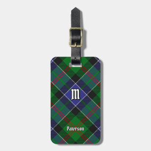 Étiquette À Bagage Clan Paterson Tartan