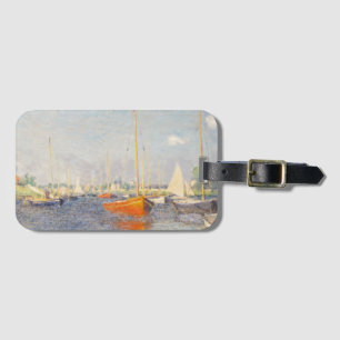 Étiquette À Bagage Claude Monet. Bateaux rouges, Argenteuil