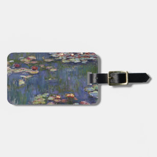 Étiquette À Bagage Claude Monet Impressionniste L'Eau Lillies Peintur