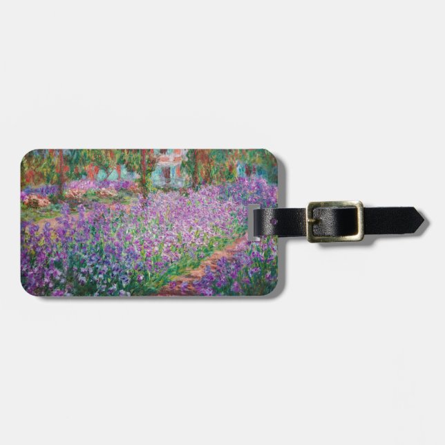 Étiquette À Bagage Claude Monet - Le jardin de l'artiste à Giverny (Devant horizontal)