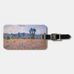 Étiquette À Bagage Claude Monet - Poppy Field 1890 (Giverny)