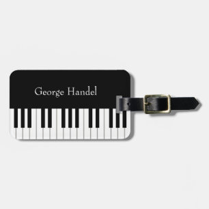 Étiquette À Bagage Clavier de piano classique Musicien personnalisé