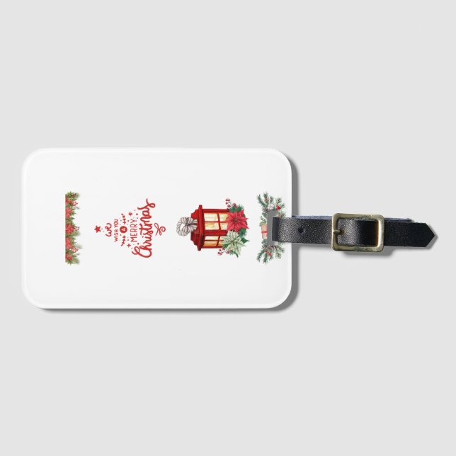Étiquette À Bagage Clé USB (Devant Horizontal)