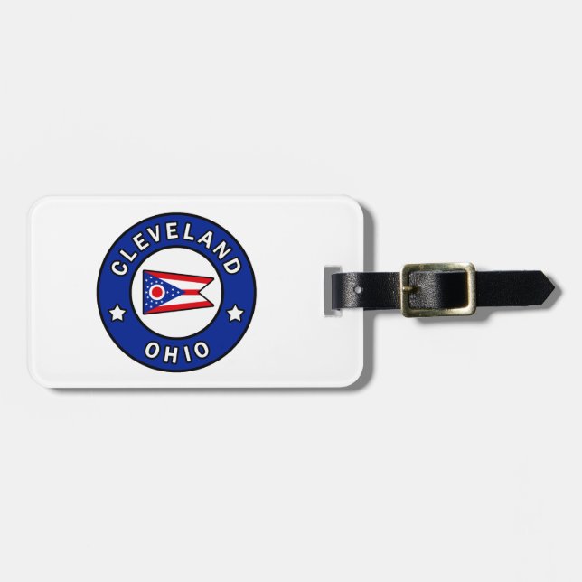 Étiquette À Bagage Cleveland Ohio (Devant horizontal)
