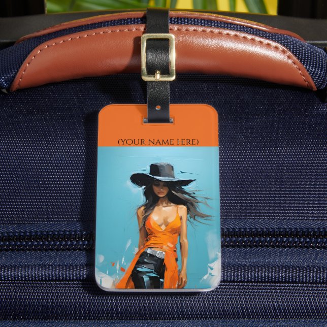 Étiquette À Bagage Coastal cowgirl accessoires esthétiques de voyage (Insitu Rectoal 2)