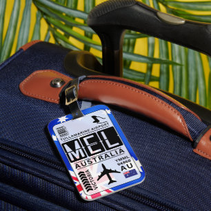 Étiquette À Bagage Code aéroport Melbourne MEL