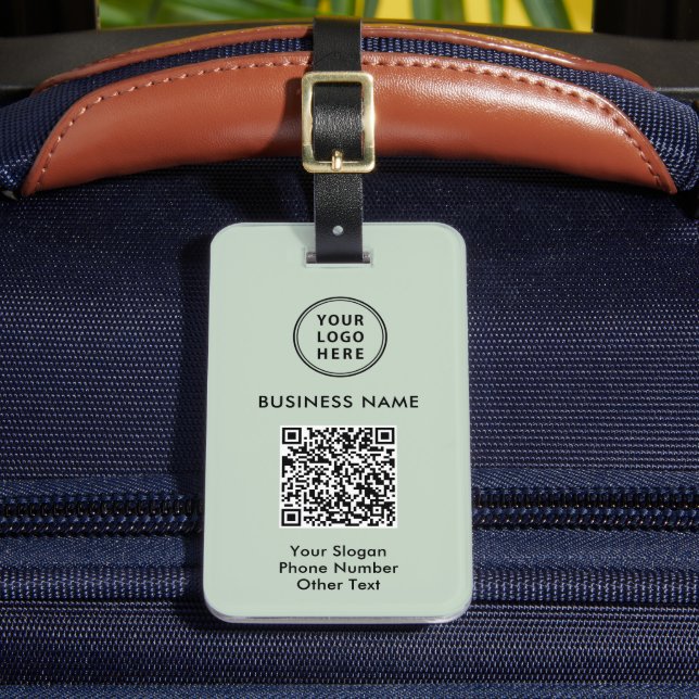 Étiquette À Bagage Code QR du logo professionnel (Insitu Rectoal 2)