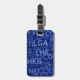 Étiquette À Bagage Codes personnalisés d'aéroport