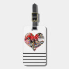 Coeur - Las Vegas Jouer Forme de carte