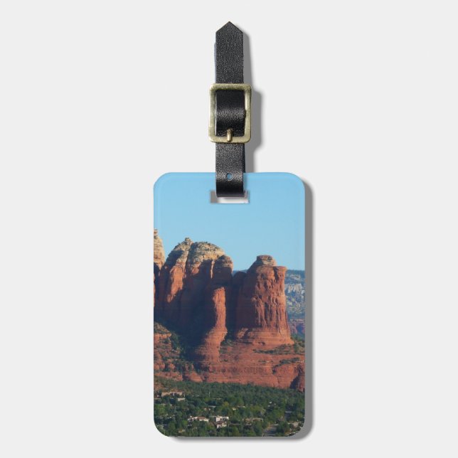 Étiquette À Bagage Coffee Pot Rock I à Sedona Arizona (Devant Vertical)