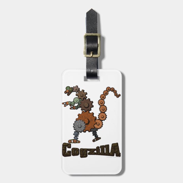 Étiquette À Bagage CogzillA (Devant Vertical)