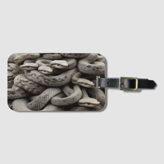Étiquette À Bagage Coiled Serpents