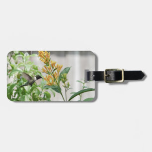 Étiquette À Bagage Colibri Throsé De Rubis, Personnalisé