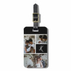 Collage de monogramme et de photo