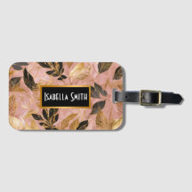 Collection de Feuilles Boho Populaire en or rose